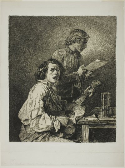Die Sänger von Charles Emile Jacque
