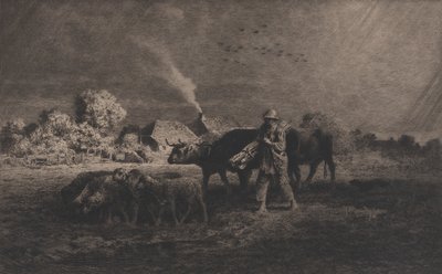 Der Sturm von Charles Emile Jacque