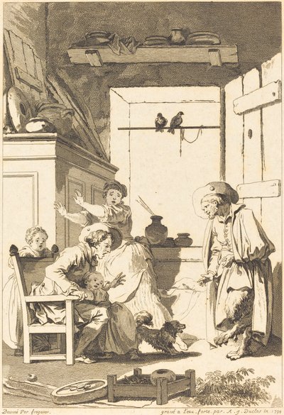 Belphegor von Charles Emmanuel Patas and Antoine Jean Duclos after Jean Honoré Fragonard