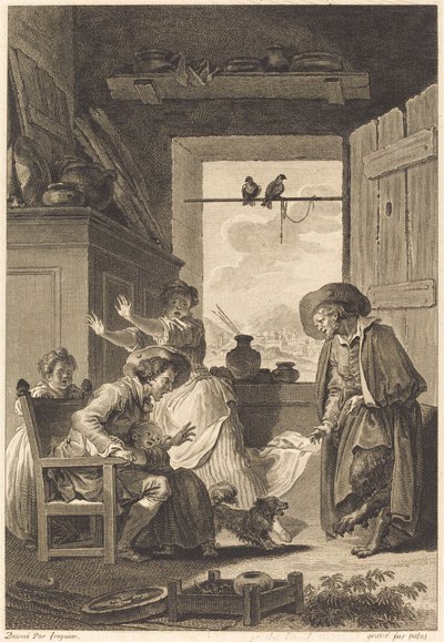 Belphegor von Charles Emmanuel Patas and Antoine Jean Duclos after Jean Honoré Fragonard