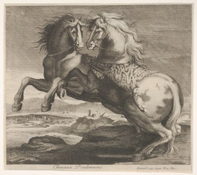 Chevaux Poulonnois von Charles Errard le fils