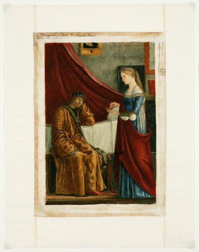 Die Zustimmung des Königs nach Carpaccio von Charles Fairfax Murray