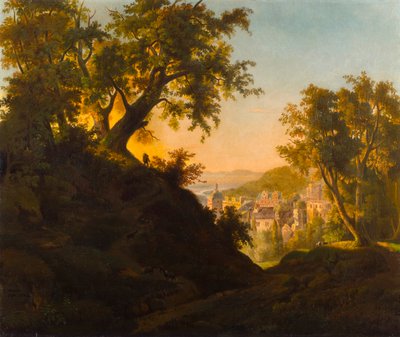 Das Schloss von Heidelberg von Charles Ferdinand Wimar