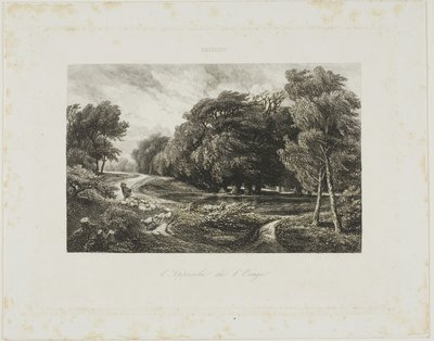 Nahender Sturm von Charles Francois Daubigny