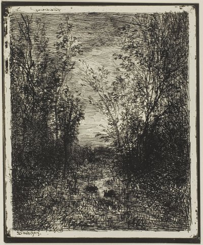 Bach in der Lichtung von Charles Francois Daubigny