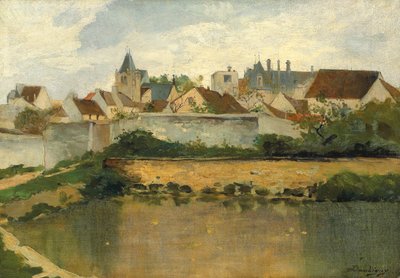 Das Dorf, Auvers-sur-Oise von Charles Francois Daubigny