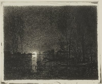 Nachteffekt von Charles Francois Daubigny