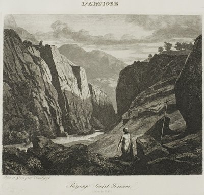 Heiliger Hieronymus von Charles Francois Daubigny