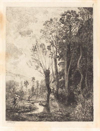 Satyr von Charles Francois Daubigny