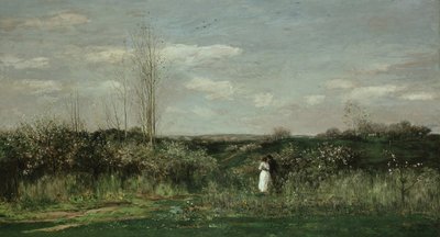 Frühlingslandschaft, 1862 von Charles Francois Daubigny
