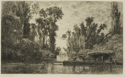 Die Bezons-Fähre von Charles Francois Daubigny