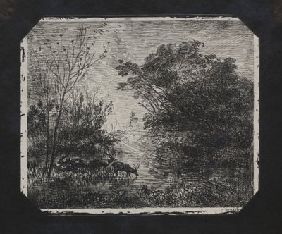 Das Reh, 1862 von Charles Francois Daubigny