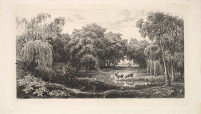 Der Hirschteich von Charles Francois Daubigny
