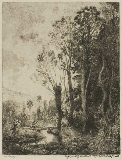 Der Satyr von Charles Francois Daubigny