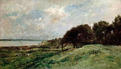 Die Küste bei Villerville, 1875 von Charles Francois Daubigny