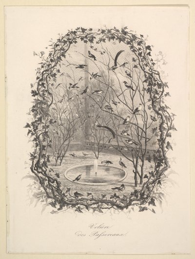 Das Spatzenvoliere, 1843 von Charles Francois Daubigny