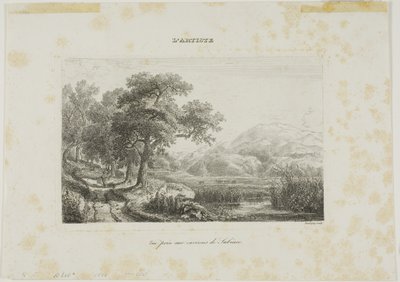 Ansicht in der Nähe von Subiaco von Charles Francois Daubigny