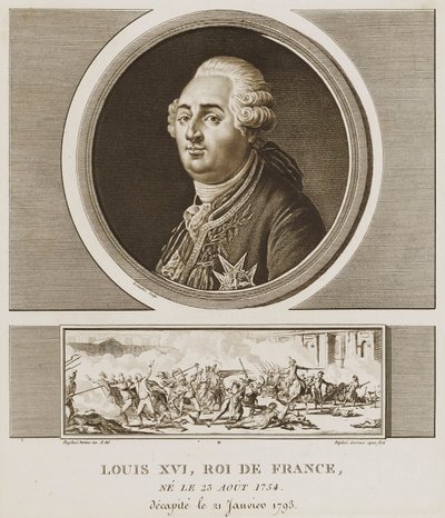 Louis XVI. König von Frankreich von Charles Francois Gabriel Levachez