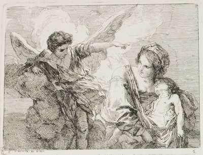 Hagar von Charles Francois Hutin