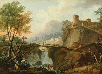 Landschaft, 1766 von Charles Francois Lacroix de Marseille