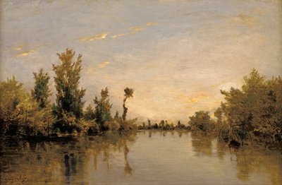 Ufer der Seine von Charles Francois Daubigny