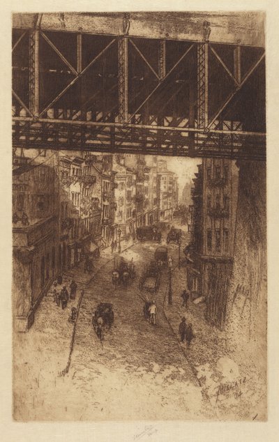 Cherry Street, N.Y., 1904 von Charles Frederick William Mielatz