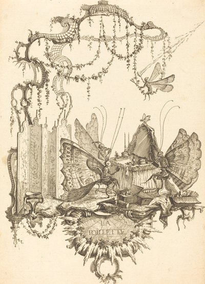 Die Toilette von Charles Germain de Saint Aubin