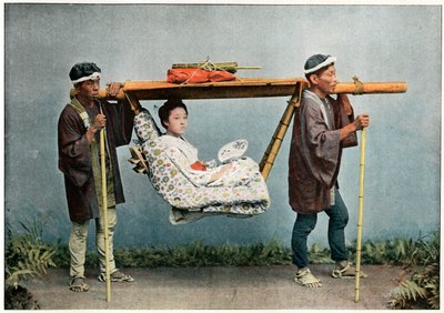 La Kago, Transport von Japan, ca. 1890 von Charles Gillot