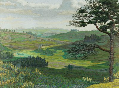 Godshill, New Forest von Charles Ginner