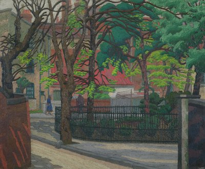 Pond Square, Highgate von Charles Ginner