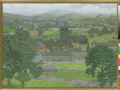 Yeadon Kirche, nahe Leeds von Charles Ginner