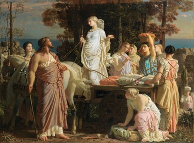 Odysseus und Nausikaa, ca. 1853 von Charles Gleyre