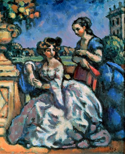 Die Terrasse, 1909 von Charles Guerin