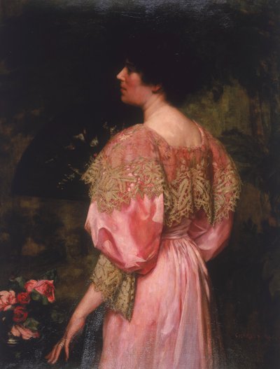 Das rosafarbene Kleid Miss Giles von Charles HM Kerr