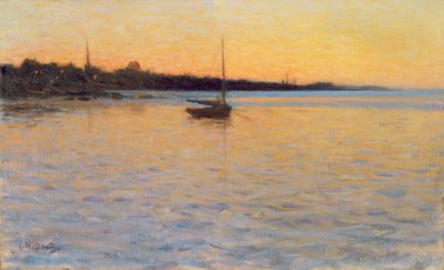 Dämmerung über dem Wasser, 1892 von Charles Harold Davis