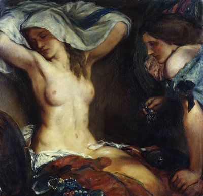 Die Amethyst-Halskette von Charles Haslewood Shannon