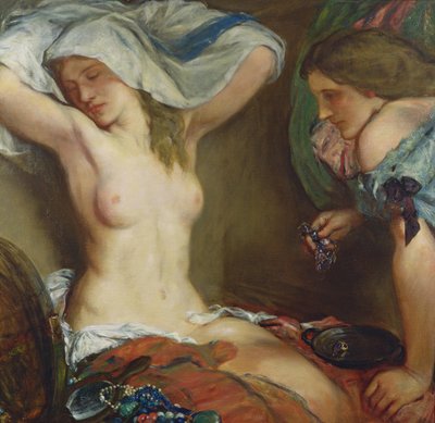 Die Amethyst-Halskette, 1905 von Charles Haslewood Shannon