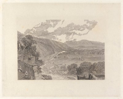 Ingleborough, von der Hornby Castle Terrasse von Charles Heath