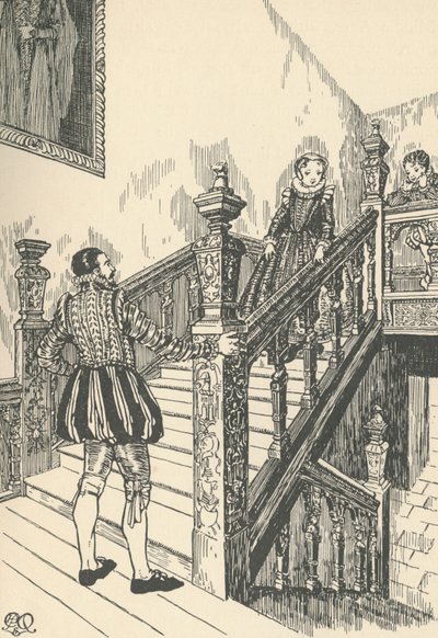 Treppe aus dem 16. Jahrhundert, 1931 von Charles Henry Bourne Quennell