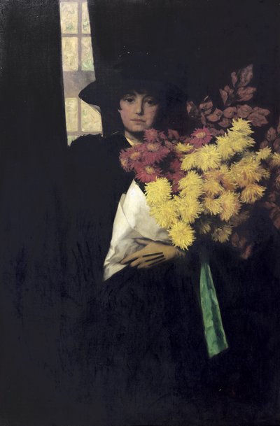 Chrysanthemen, um 1900 von Charles Henry Malcolm Kerr