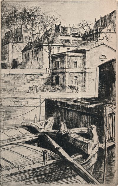 Quai des Célestins, 1915 von Charles Heyman