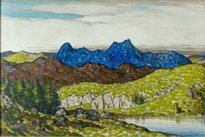 Langdale Pikes, 1917 von Charles John Holmes