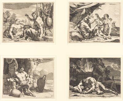 Die vier Tageszeiten von Charles Le Brun