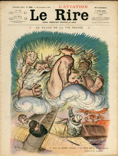 Titelbild von „Das Lachen“, Satirisch in Farben von Charles Leandre