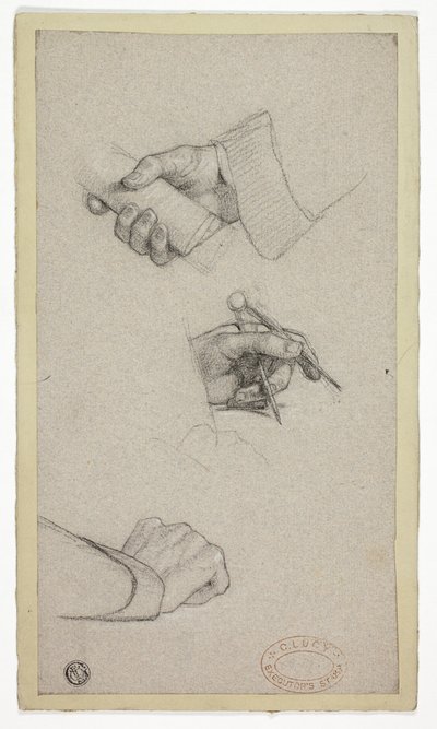 Studie von Händen von Charles Lucy