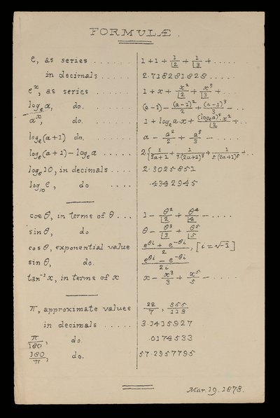Formeln, Oxford von Charles Lutwidge Dodgson