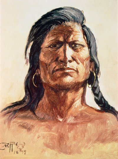 Shoshone Stammesangehöriger von Charles Marion Russell