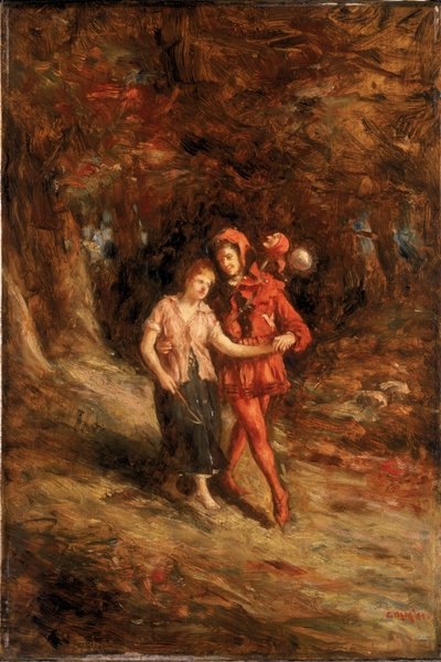 Touchstone und Audrey, 1890 von Charles Martin Hardie