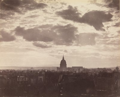 [Wolkenstudie über Paris] von Charles Marville