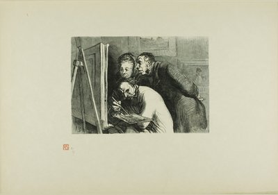 Maler und der Bourgeois von Charles Maurand